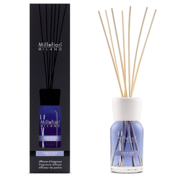 Milifiori Milano Violet & Musk 500ml Reed Diffuser - Image 2