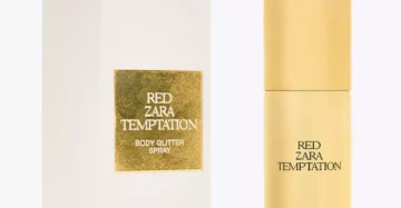 Zara Red Temptation Glitter/Shimmer Oil Spray  100ml 3