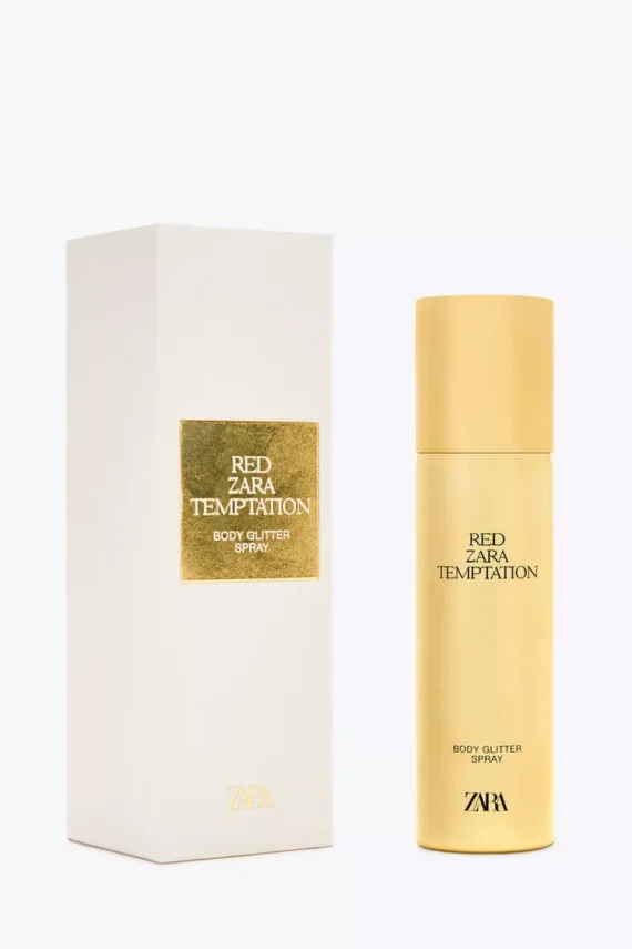 Zara Red Temptation Glitter/Shimmer Oil Spray  100ml - Image 3