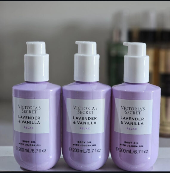 Lavender and vanilla body with jojoba oil
