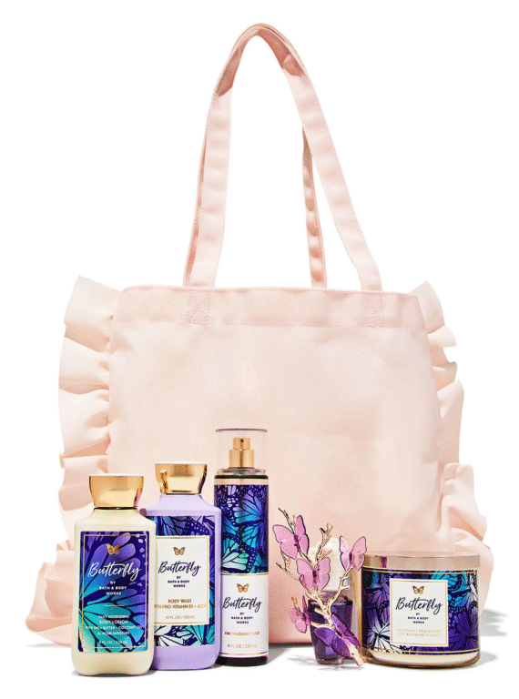 Bath and body Butterfly gift set