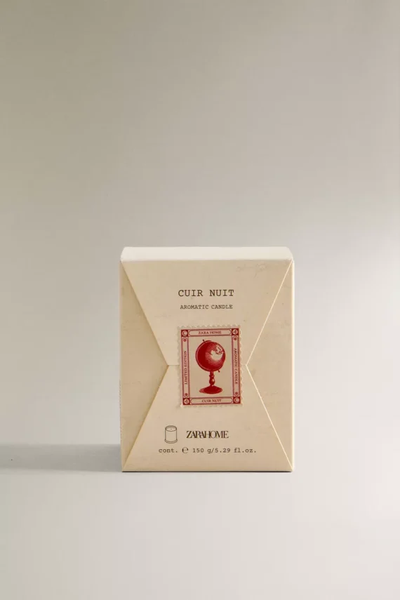 Zara Cuir noir scented candle 130g - Image 4