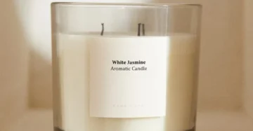 Zara white jasmine Scented candle 620g 4