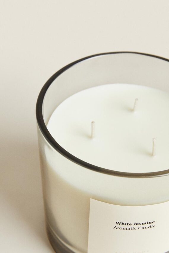 Zara white jasmine Scented candle 620g - Image 3