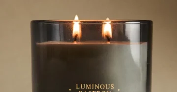 Zara luminous saffron Scented candle 400g 1