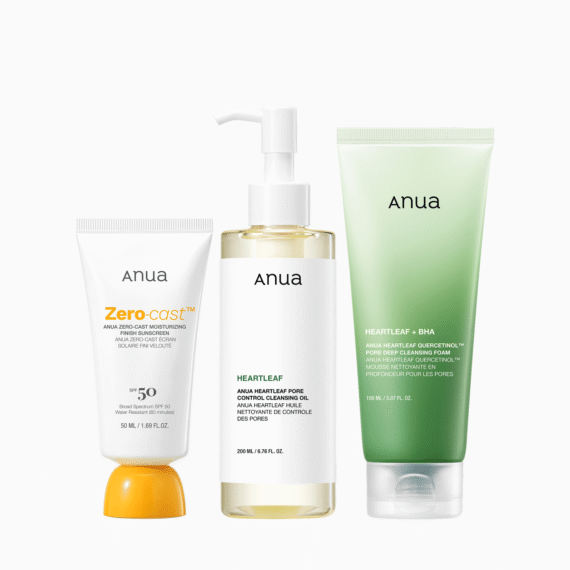 Anua Double Cleanse + SPF Set