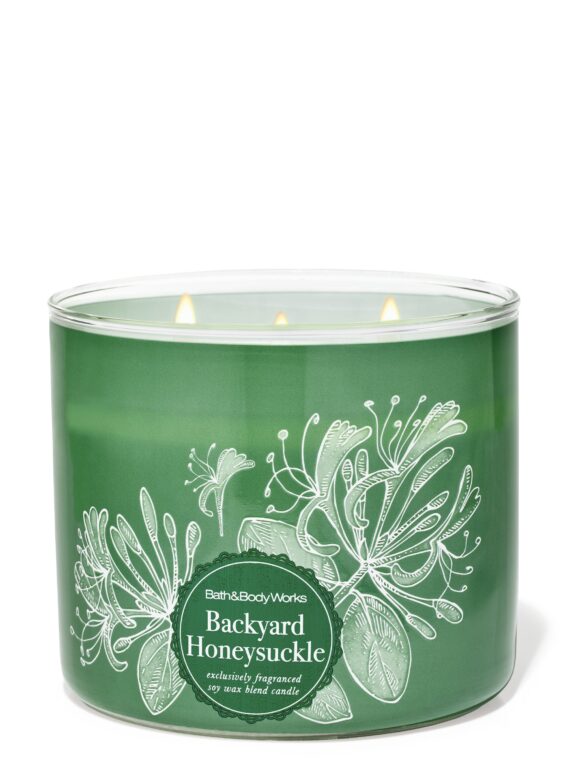 Backyard Honeysuckle scented candle