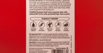 CARMEX PASSIONFRUIT LIP BALM TUBE (10G) 2