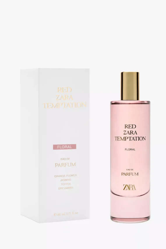 RED ZARA FLORAL TEMPTATION EDP 80ML (2.72 FL. OZ).