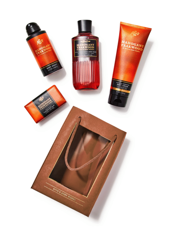 Men's Mahogany Teakwood Gift Set