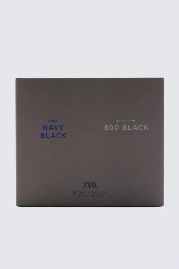 MAN NAVY BLACK + ZARA MAN 800 BLACK EDT 2 X 90 ML by ZARA - Image 2